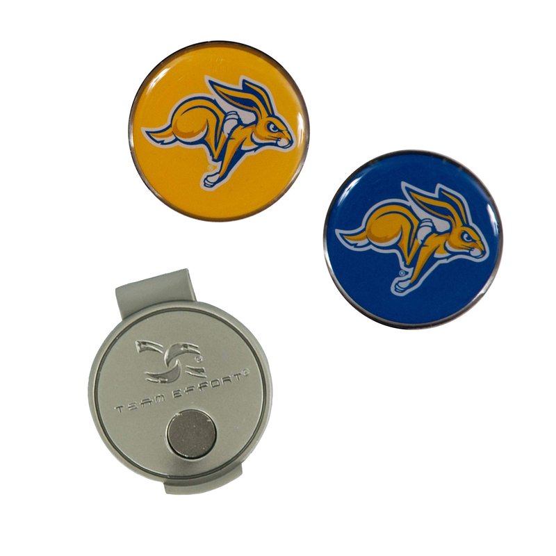 Team Effort NCAA South Dakota State Jackrabbits Hat Clip & 2 Ball Markerssouth Dakota State Jackrabbits Hat Clip & 2 Ball Markers, Multicolor, NA