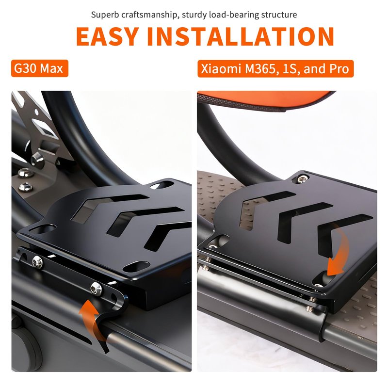 Yungeln Scooter Seat with 10L Large Storage Bag & Cup Holder, Shock Absorption Seat Compatible with Xiaomi 1S M365 Pro Electric Scooter Accessory