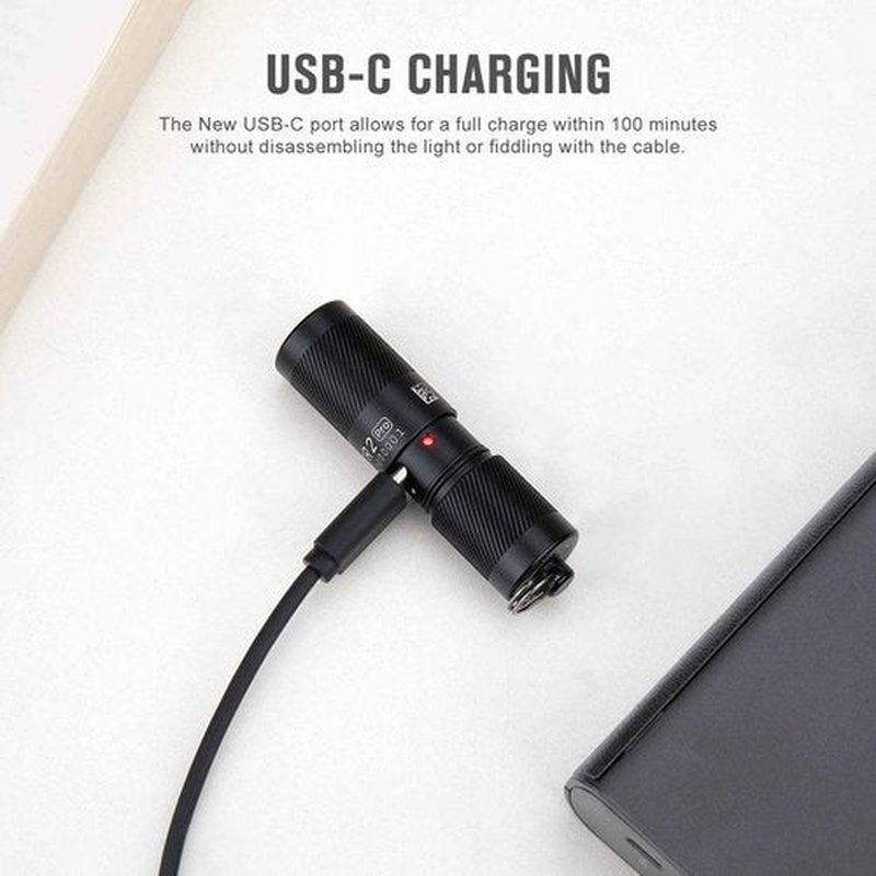 OLIGHT Baton4 Rechargeable LED Pocket Flashlight 1300 Lumens Bundle with I1R 2 Pro EOS 180 lm Keychain Light