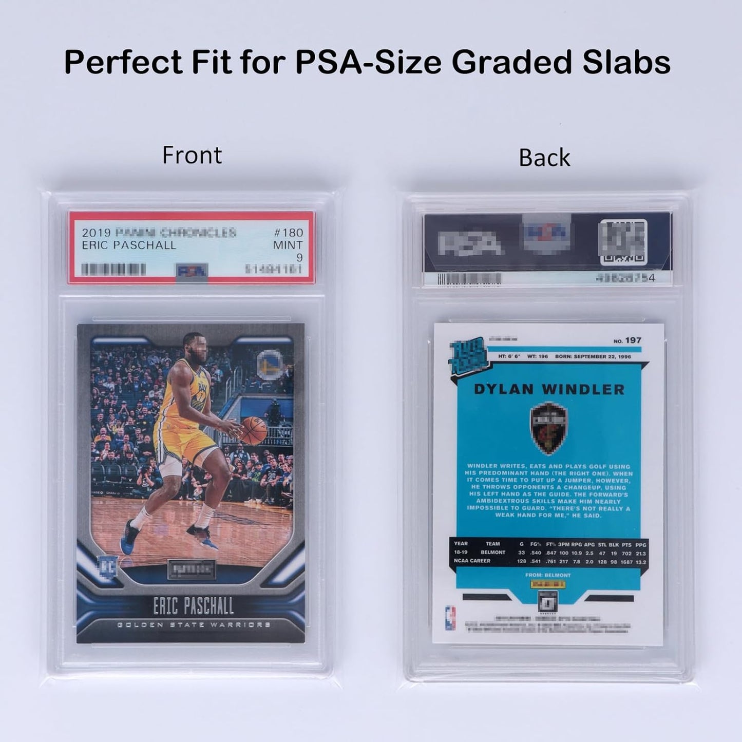 Resealable Graded Card Sleeves - Exact Fit for PSA, CSG, CGC | 1000 Pack
