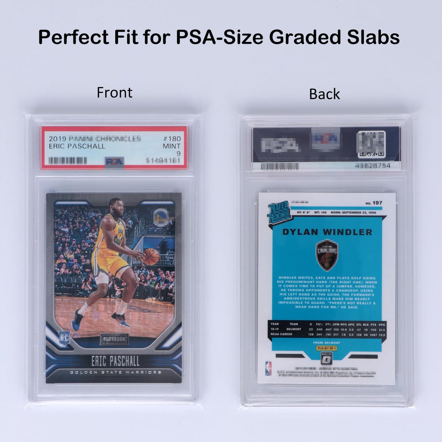 Rayvol Graded Card Sleeves for PSA Slabs, Also CSG, CGC, FGS, FCG, 300 PC