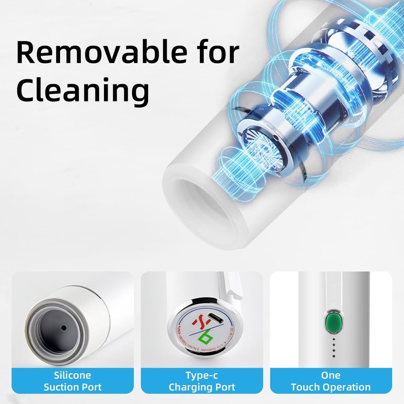 Vixino Vacuum Sealer - Handheld Food Vacuum Sealer with 10 Reusable Bags | Compact & Easy to Use