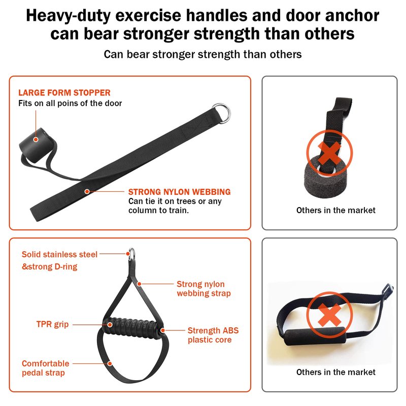 DASKING Portable Home Gym Resistance Band Bar Set with 8 Anti-Break Stackable Resistance Bands,Detachable 500LBS 2 in 1 Pilates Bar with Bands,Full Body Workout Equipment Exercise Bar Set (Black)