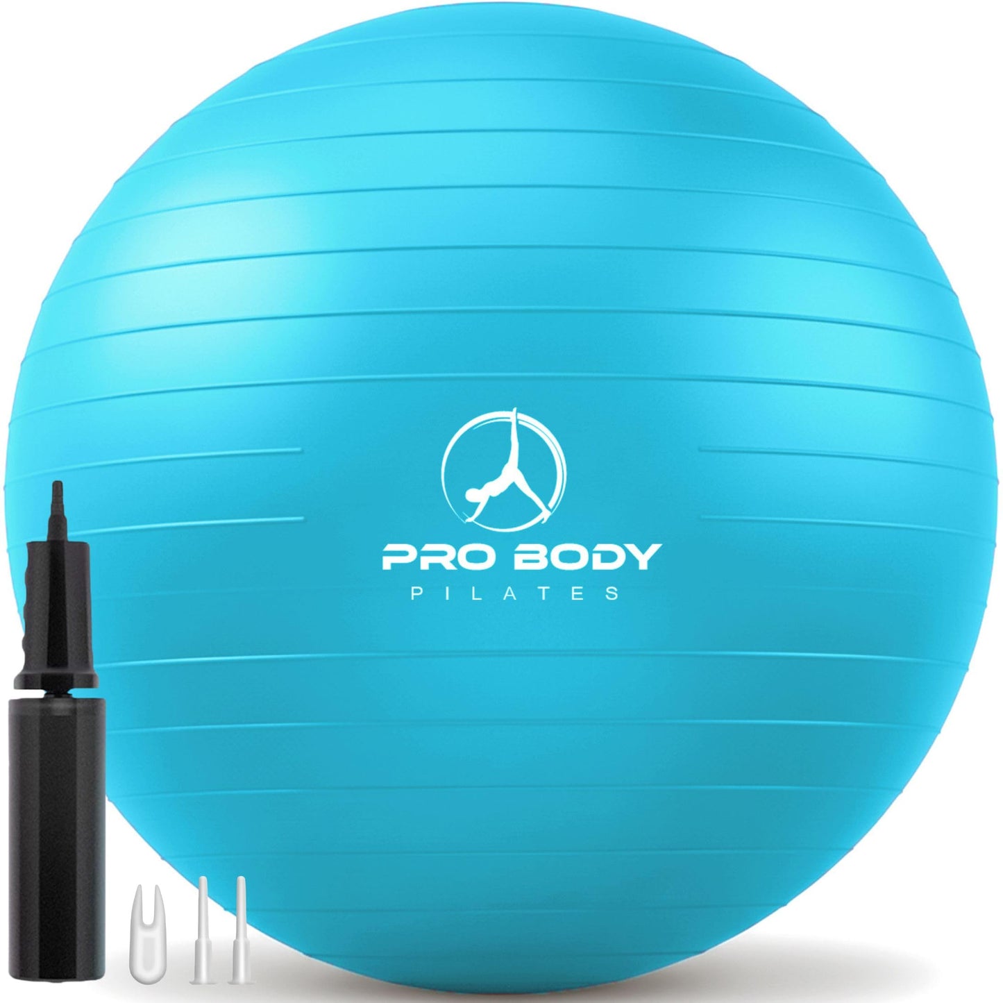 ProBody Pilates Yoga Ball - Gym Grade Exercise Ball (Teal, 75 cm)