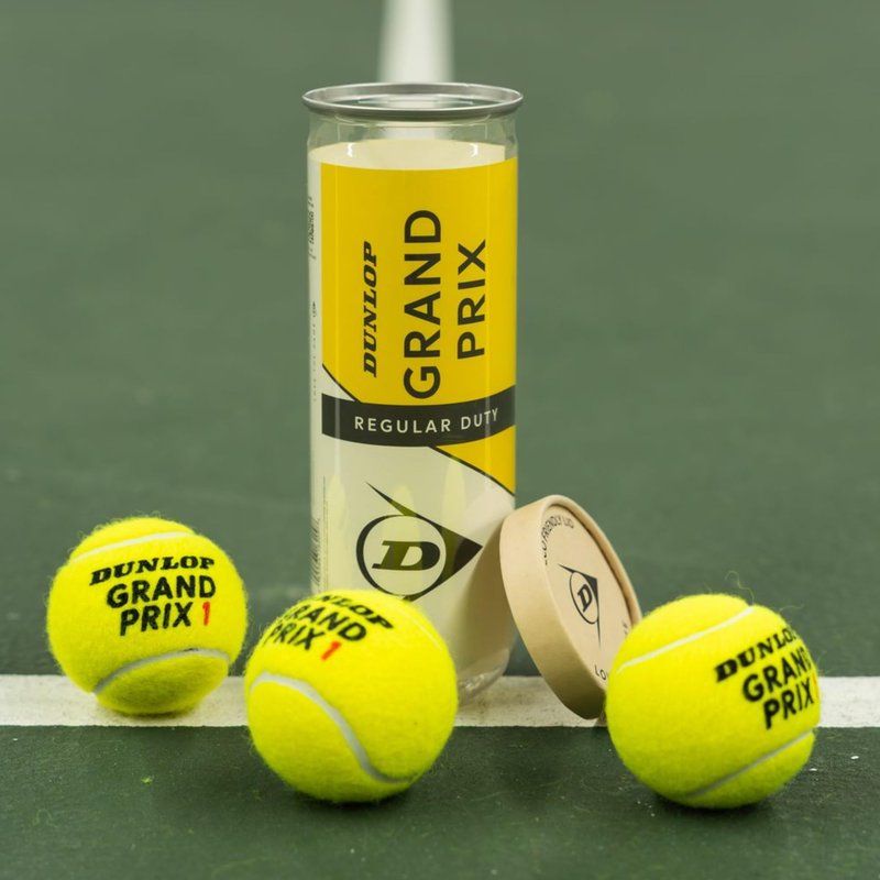 Dunlop Grand Prix Tennis Balls (24 Can Case (72 Balls), Regular Duty)