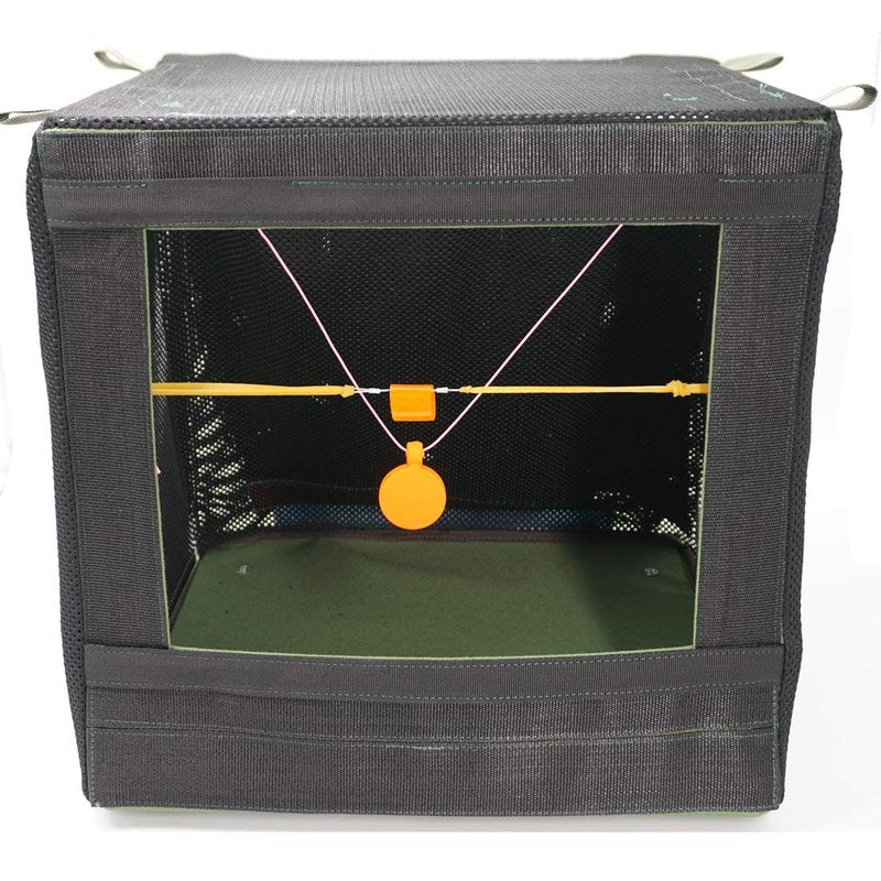 YANDIA Airsoft Gear Target Box Slingshot Portable Airsoft Target with BB Trap Recycle The Ammo