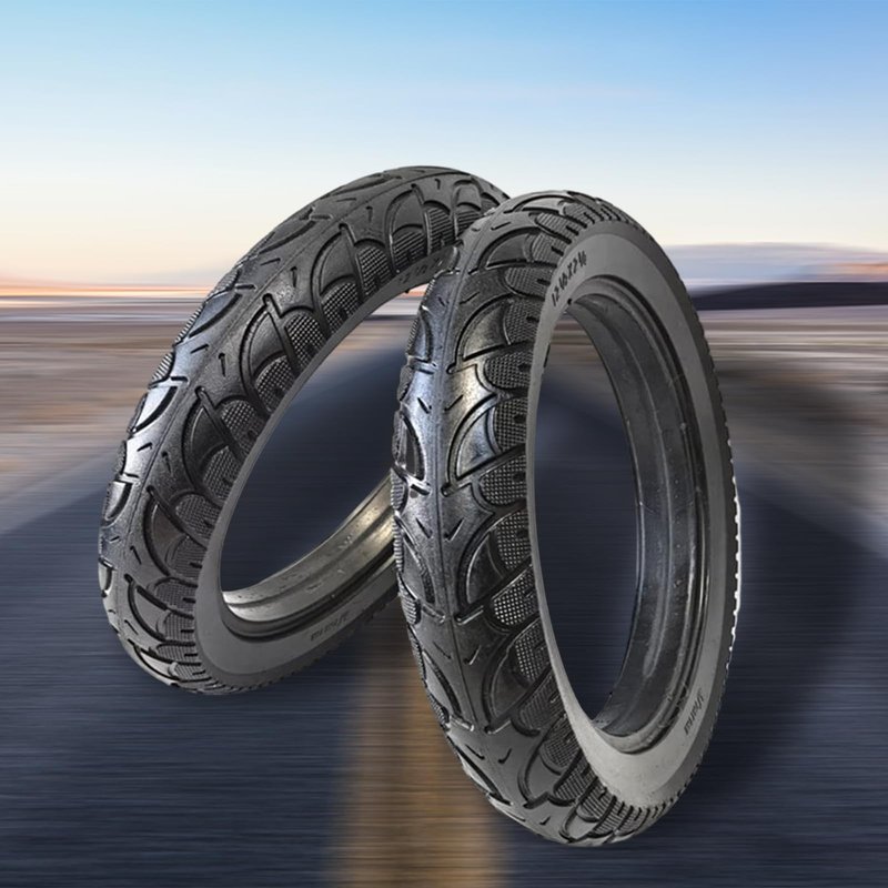 2PCS 12 Inch Solid Tyre 12 1/2x2 1/4(57-203) For Electric Bike Scooter 12.5x2.5 Solid Tires