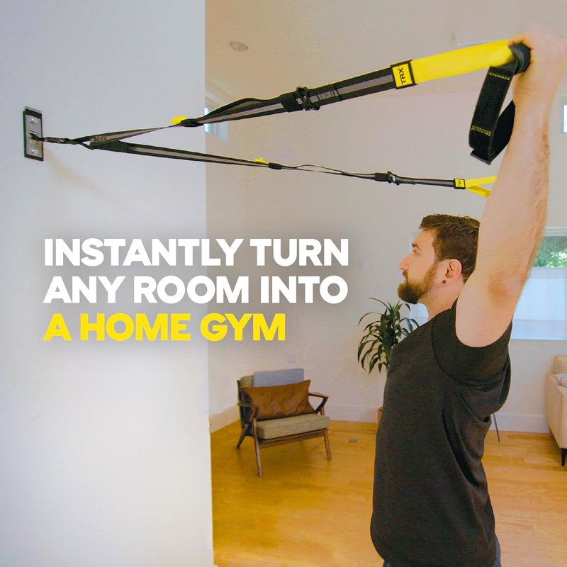 TRX Invizi-Mount Wall Anchor | 2-in-1 Suspension Trainer Hanger | Supports Up to 350 lbs