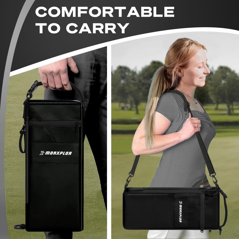 MORXPLOR Golf Cooler Bag - 6 Can Insulated Beer Sleeve Soft Cooler,Golf Cart Accessories,Golf Club Bag Accessories
