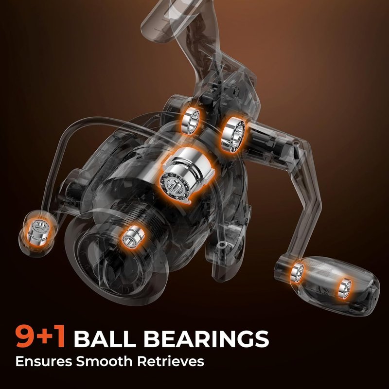 KastKing Baitcasting Reel and Rod Combo - IM6 Graphite, 5+1 Bearings | Pre-Spooled Design, EVA Handles
