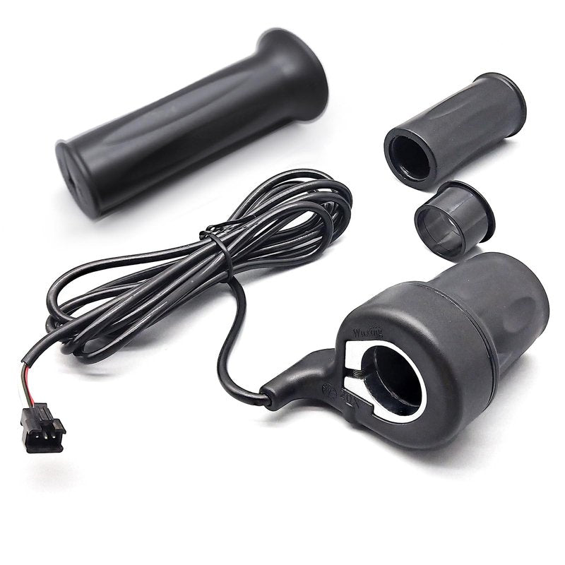 HUDAMZKY Electric Bicycle Right Handle 20X Half Twist Throttle 24V 36V 48V 60V 72V SM/Waterproof Connector for E Bikes or Folding Electric Scooter（Right）