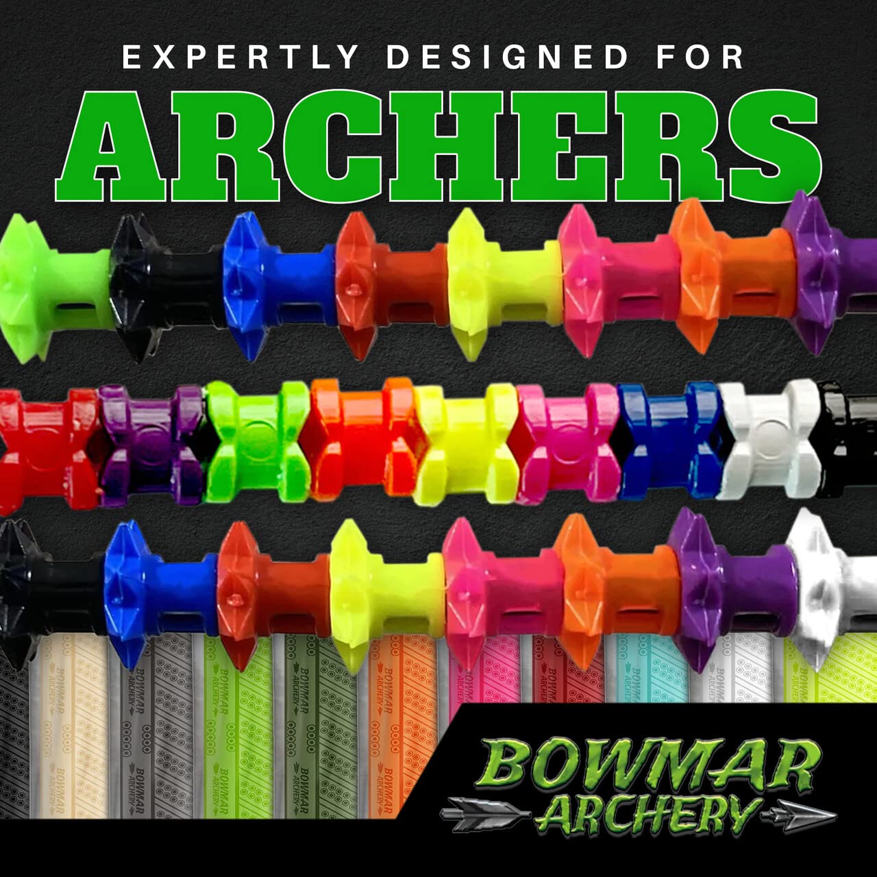 Bowmar Archery Grip Tape, Designed for Archers, Self-Adhering, Effective in Dry or Wet Conditions, Comfortable, Tacky, Easy to Install (Pink)
