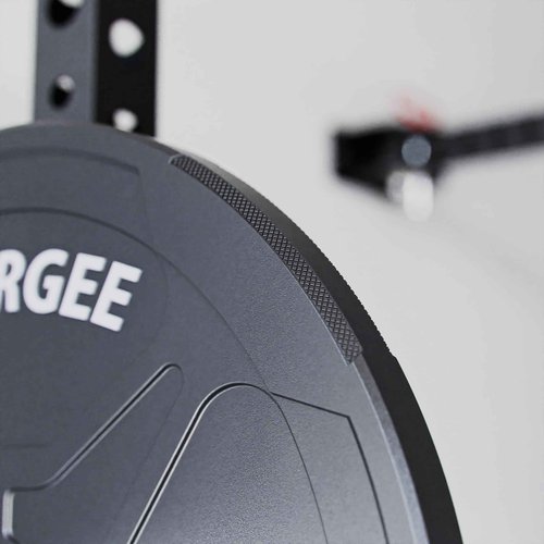 Synergee EZ Grip Bumper Plates 15 LB Pair Black
