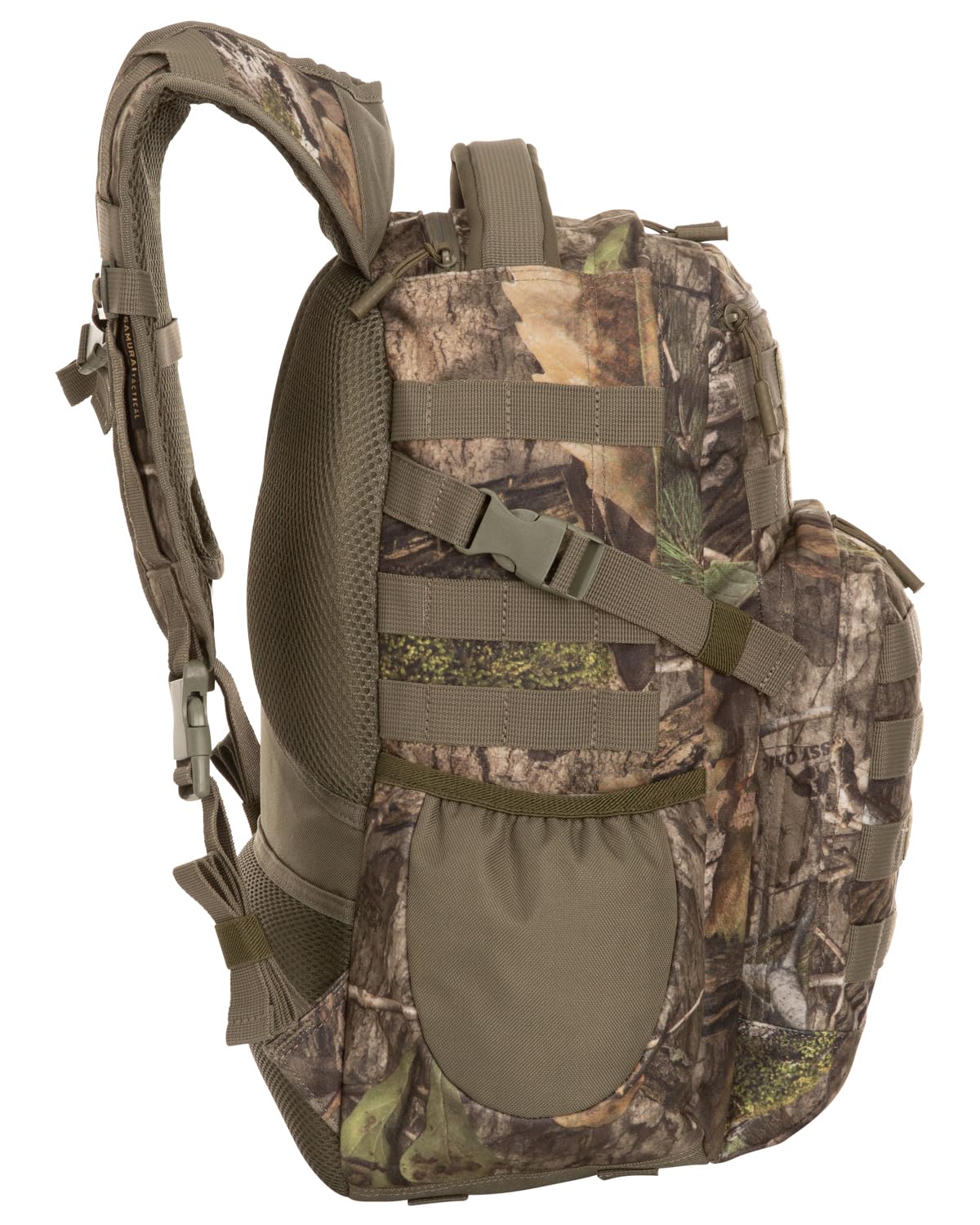 SAMURAI TACTICAL Hunting Tactical Day Pack Backpack, Mossy Oak Country DNA Camouflage, One Size