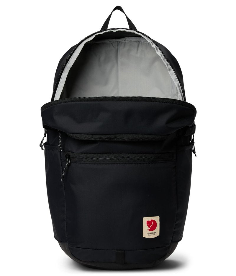 Fjällräven High Coast Backpack 24 - Lightweight, Quick-Dry Fabric, Packable Design - Hiking, Travel, Black, One Size