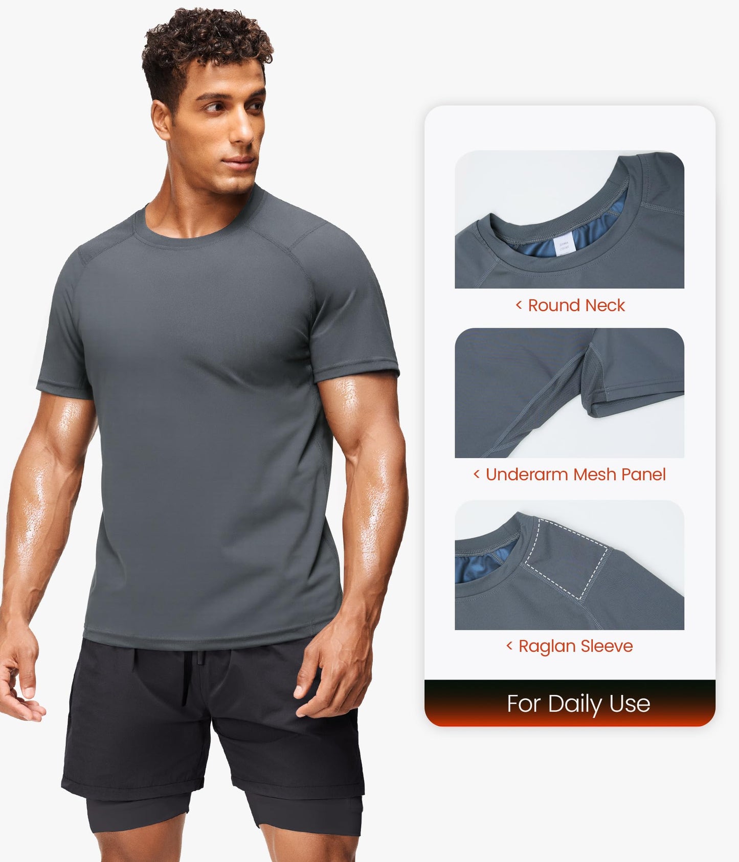 Junlan Sauna Shirt for Men Waist Trainer Vest Gym Top for Running Training