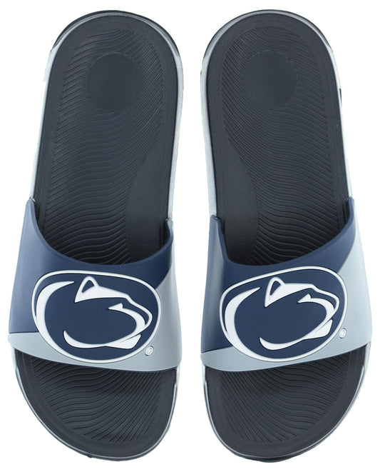 FOCO Men's NCAA Big Logo Raised Slide, Penn State Nittany Lions, Large