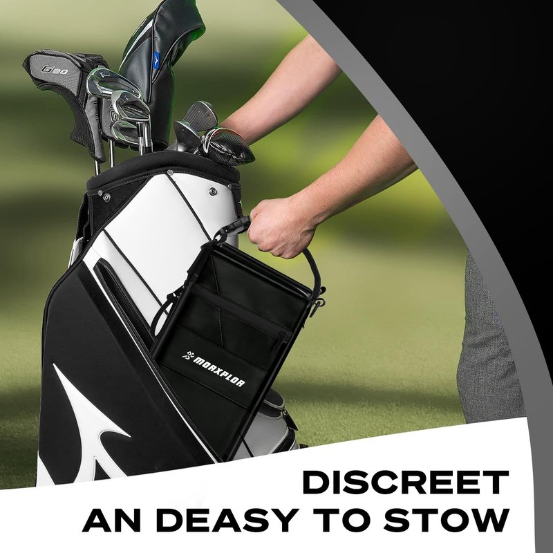 MORXPLOR Golf Cooler Bag - 6 Can Insulated Beer Sleeve Soft Cooler,Golf Cart Accessories,Golf Club Bag Accessories