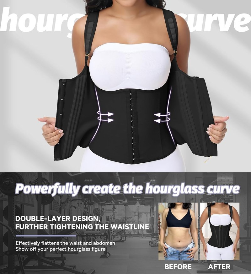 Waist Trainer for Women - Tummy Control Gym Cincher Trimmer Belt with Adjustable Strap | Comfortable Fit