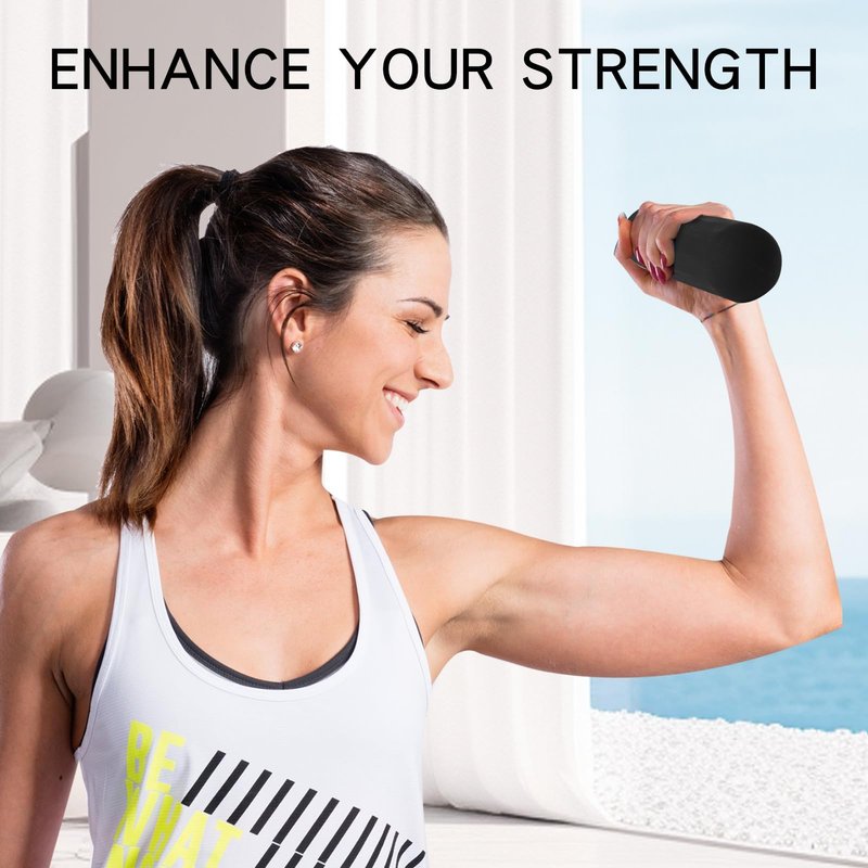 TOSAMC Dumbbell Hand Weight Bars for Women,3lbs Dumbbells Set of 2 for Walking,Workout,Pilates,Strength Training, Gym,Running,Yoga, Dance, Aerobics, Cardio Color Black