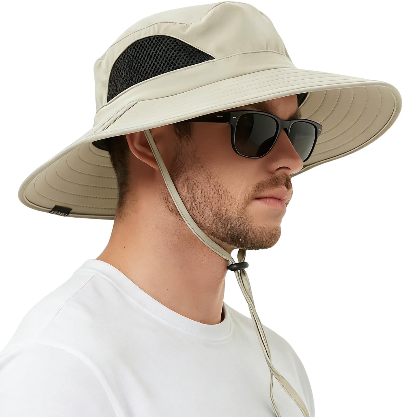 EINSKEY Unisex Sun Hat, Waterproof Wide Brim Bucket Hat Packable Boonie Hat for Fishing Hiking Gardening Safari Beach