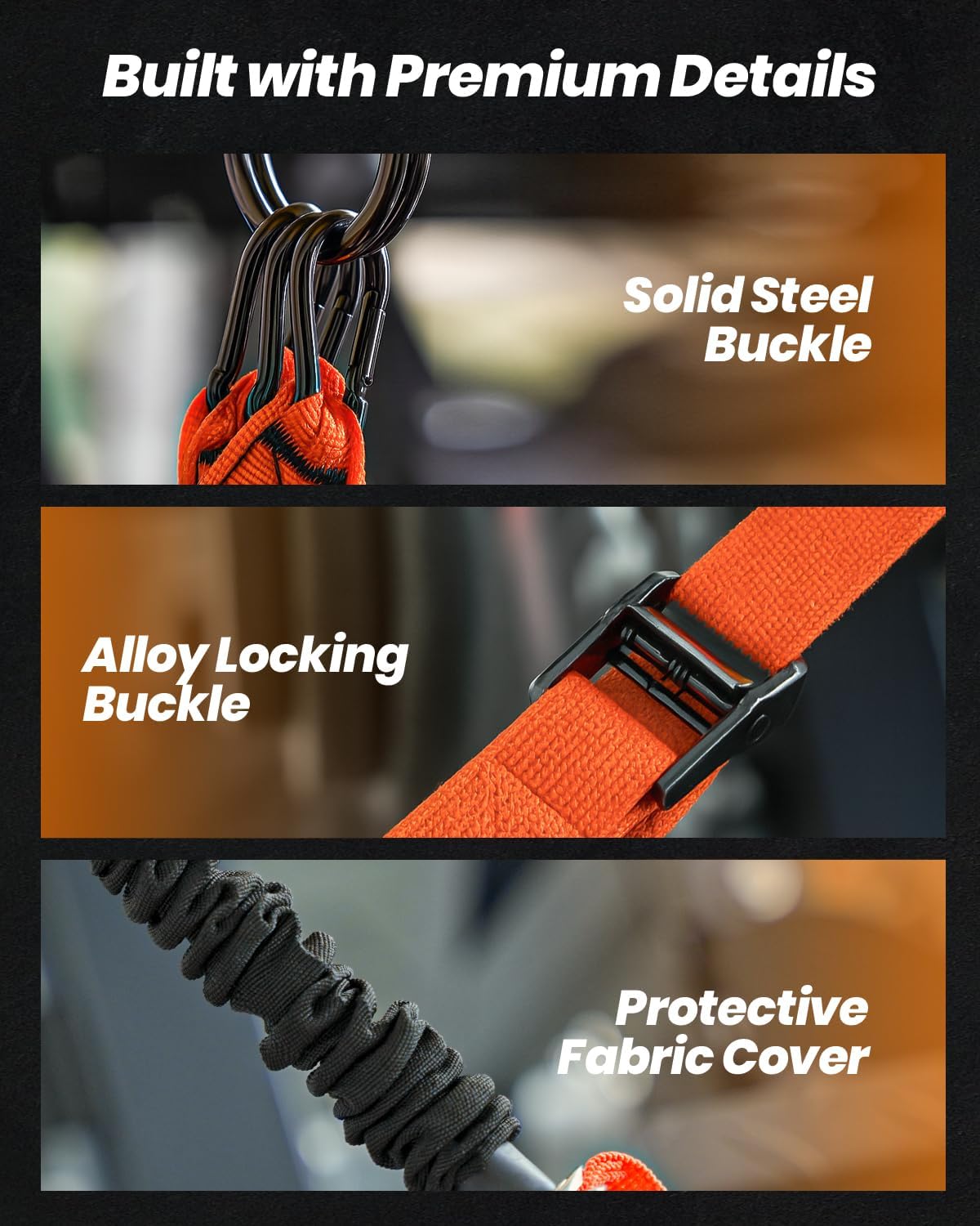 Adjustable Pull Up Assistance Bands - Heavy Duty Resistance Bands for Strength Training | Home Fitness Equipment