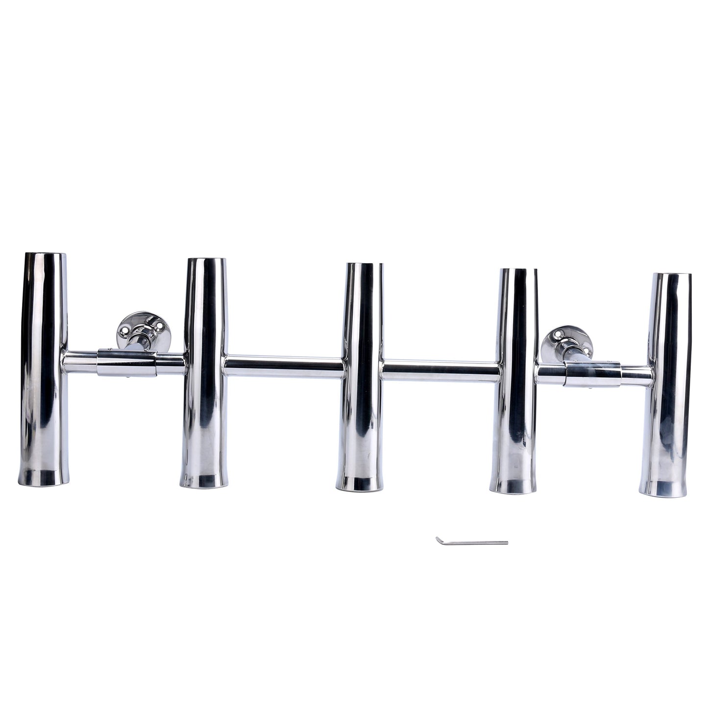 Amarine Made 5 Tube Adjustable Stainless Rocket Launcher Rod Holders , Can Be Rotated 360 Deg