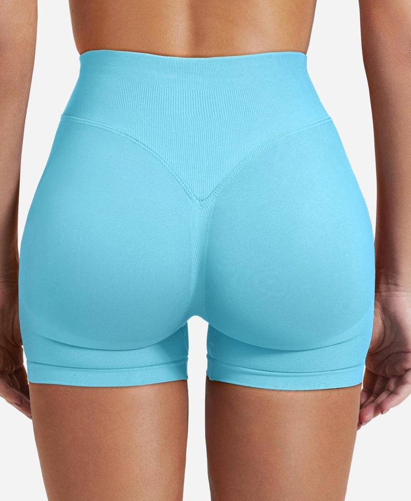 VOYJOY Women's Workout Impact Shorts - Scrunch Butt Lifting Seamless Biker Shorts | 2.5" to 6" Sizes