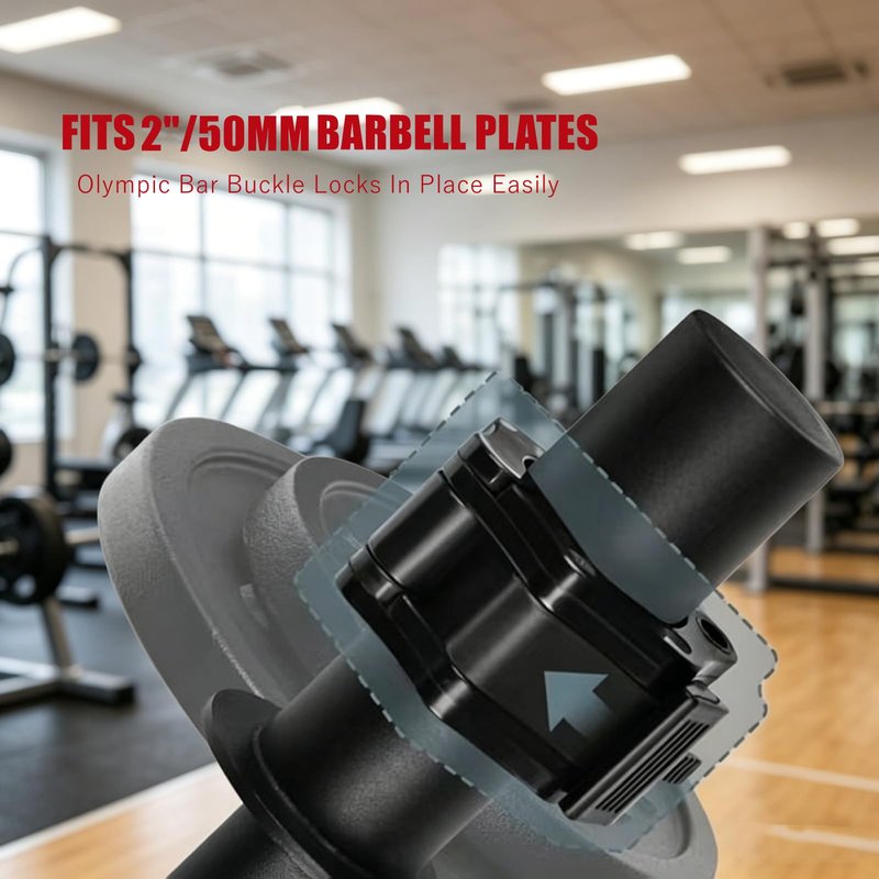 Wrist Bar for 2 Inch Olympic Plates Hand Developer Adjustable Wrist Curl Rotation Exerciser Arm Forearm Strengthener Trainer Fitness Equipment for Home Gym