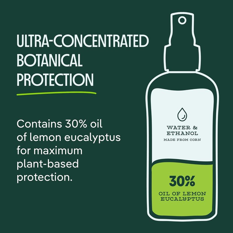 Murphy's Naturals Mosquito & Tick Repellent Spray - Oil of Lemon Eucalyptus, 4 Oz Pump | 2-Pack