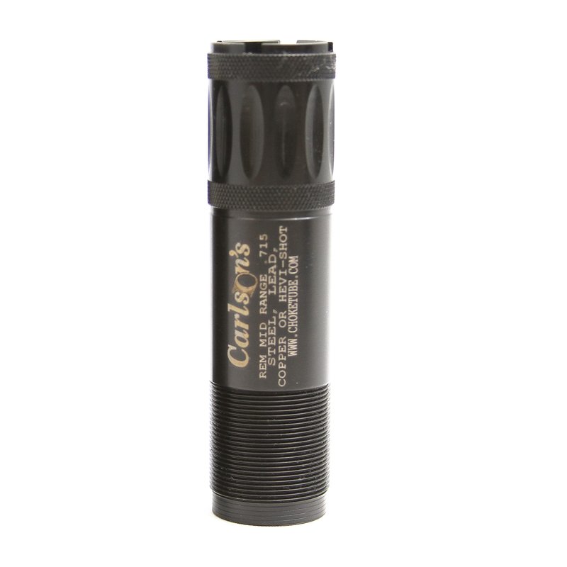 CARLSON'S Choke Tubes 12 Gauge for Remington [ Mid Range | 0.715 Diameter ] Blued Steel | Cremator Non-Ported Waterfowl Choke Tube | Made in USA