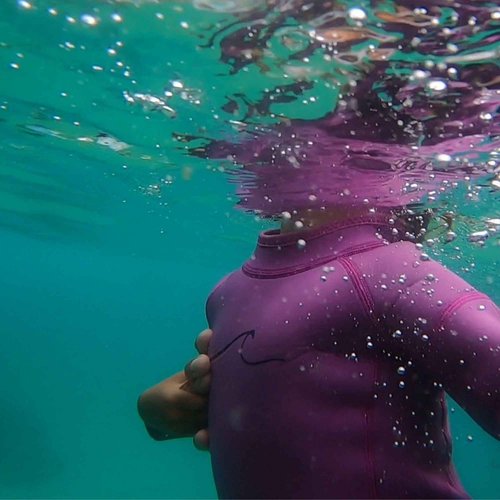Selective HA Baby, Infant, Toddler, Kids Ultrasoft 1.5mm and 2.5mm Neoprene Longsleeve Shorty Wetsuit Springsuit, Yamamoto and Traditional Neoprene Versions (Electric Purple 2.5mm Yamamoto, 2T (M))