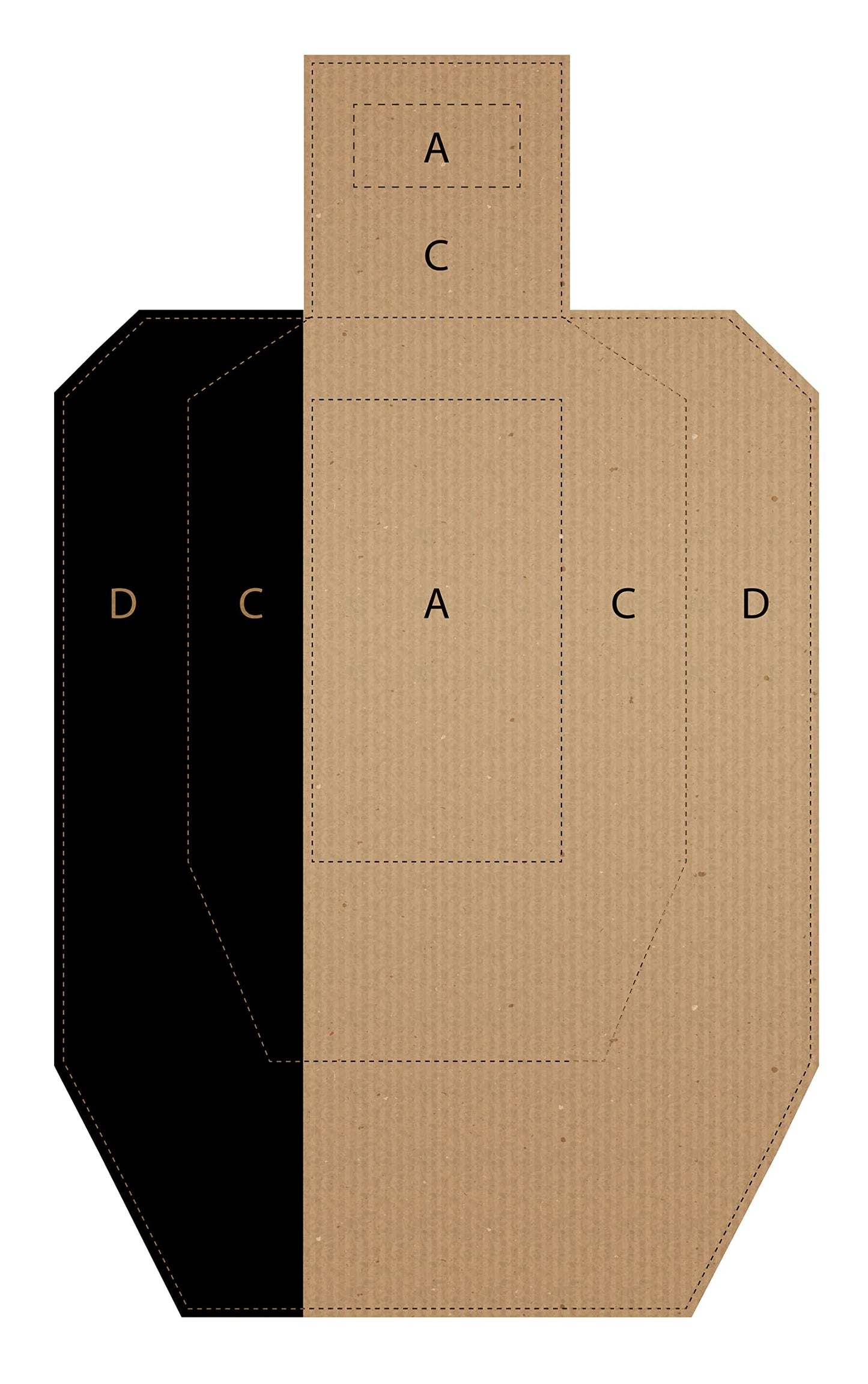 Official USPSA/IPSC Cardboard Targets, Competition Torso Target, Silhouette Shooting Target, Cardboard Targets. Made in USA (USPSA Hard Cover Version 7, 20 Target Pack)