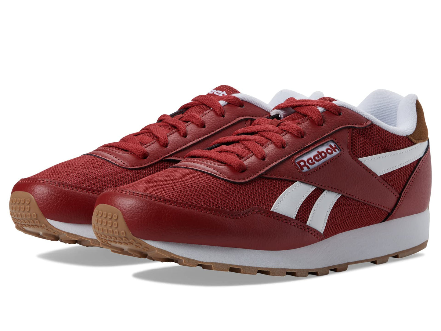 Reebok Unisex Rewind Run Sneaker, Flash Red/Wild Brown/White, 11 US Men