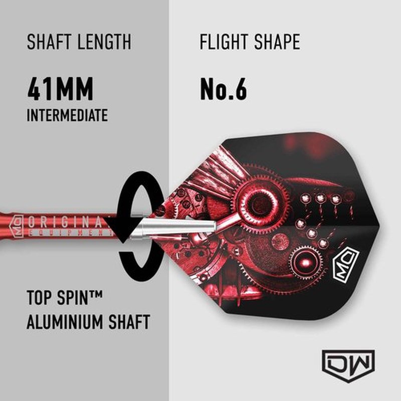 DW Piranha Razor 90% Tungsten Soft Tip Darts, Precision Balanced, Accurate and Durable - Perfect for Professional and Recreational Players (01, 16G), Silver