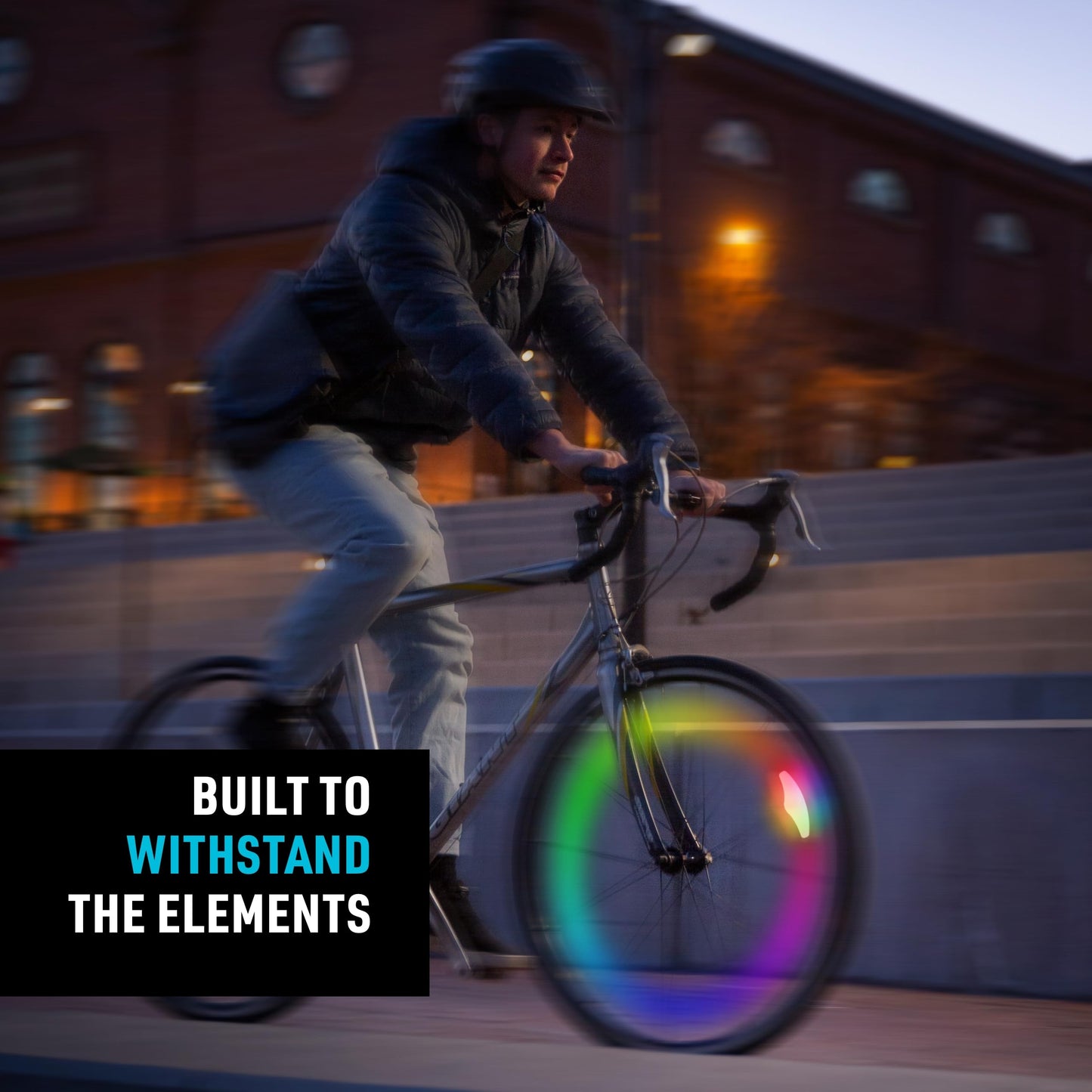 Nite IZE SpokeLit Wheel Light - Bicycle Spoke Light for Visibility and Safety - LED Lights for Bike Wheels - Bicycle Wheel Light - Rechargeable Battery - Disc-O Tech