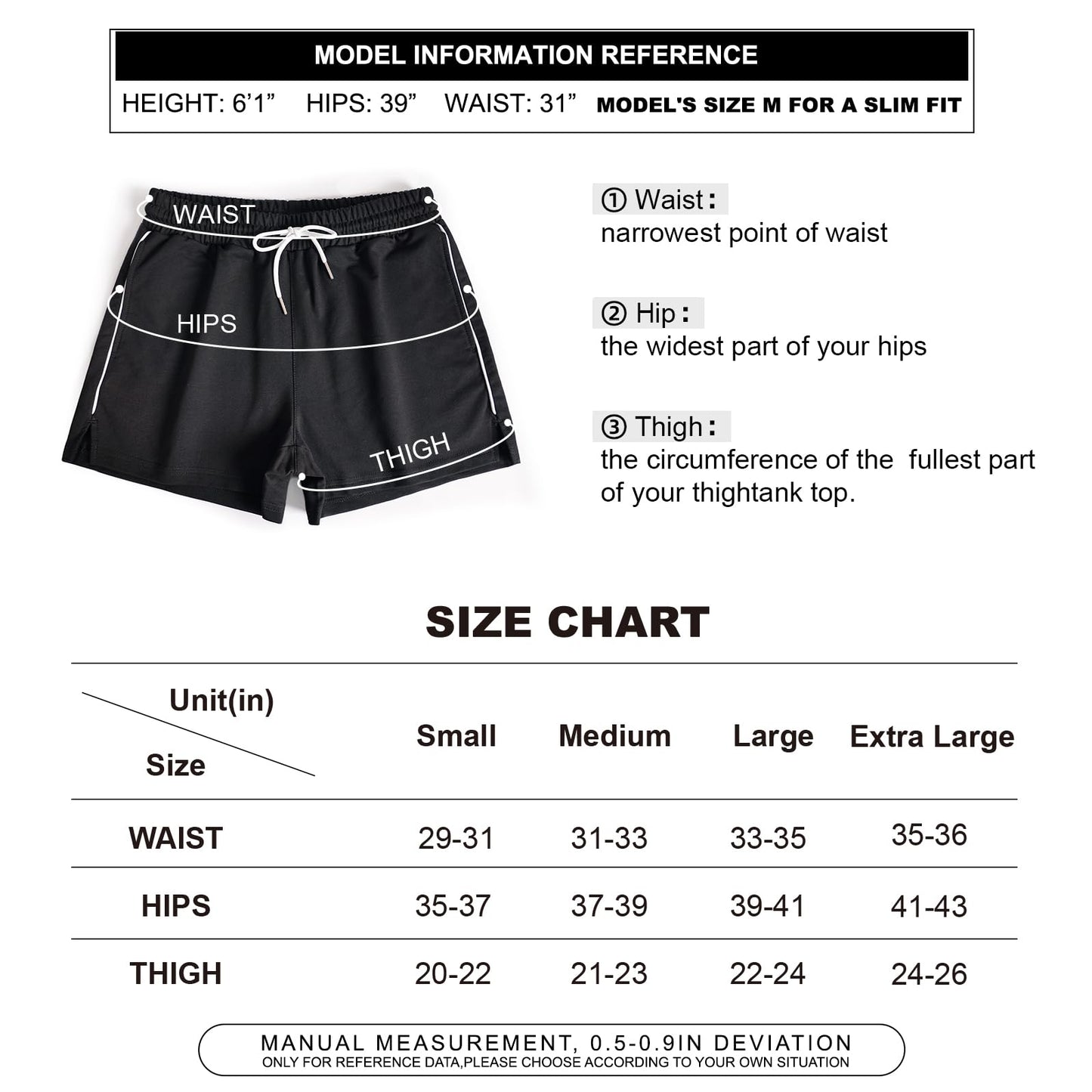 FIROTTII Mens Workout Sweat Shorts 3 Inch Fitted Fitness Running Gym Casual Jogging Shorts with Pockets(Black S)