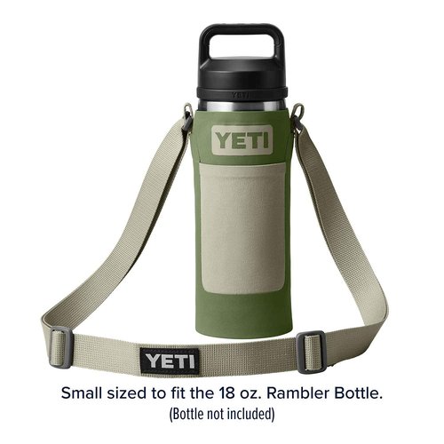 YETI Small Bottle Sling for Rambler 18 oz. Bottle, Highlands Olive