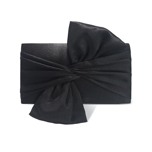 Nefokfdus Satin Evening Bag Bow Flap Clutch Purse for Women,Elegant Clutch Handbag for Formal/Party/Prom/Wedding