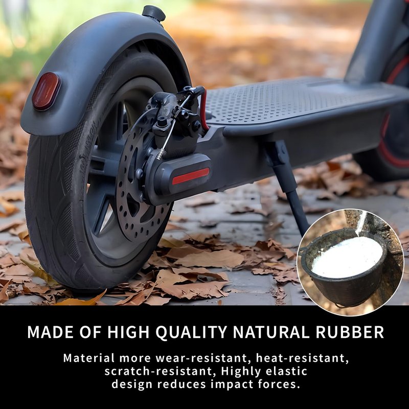 10x2.50-6.5 Vacuum Tire, 10 Inch Replacement Tire, With tire Air Valve, for INMOTION L9/S1 Electric Scooter [Tubeless Tires] [Non-Slip] [Shockproof] (1 Pack)