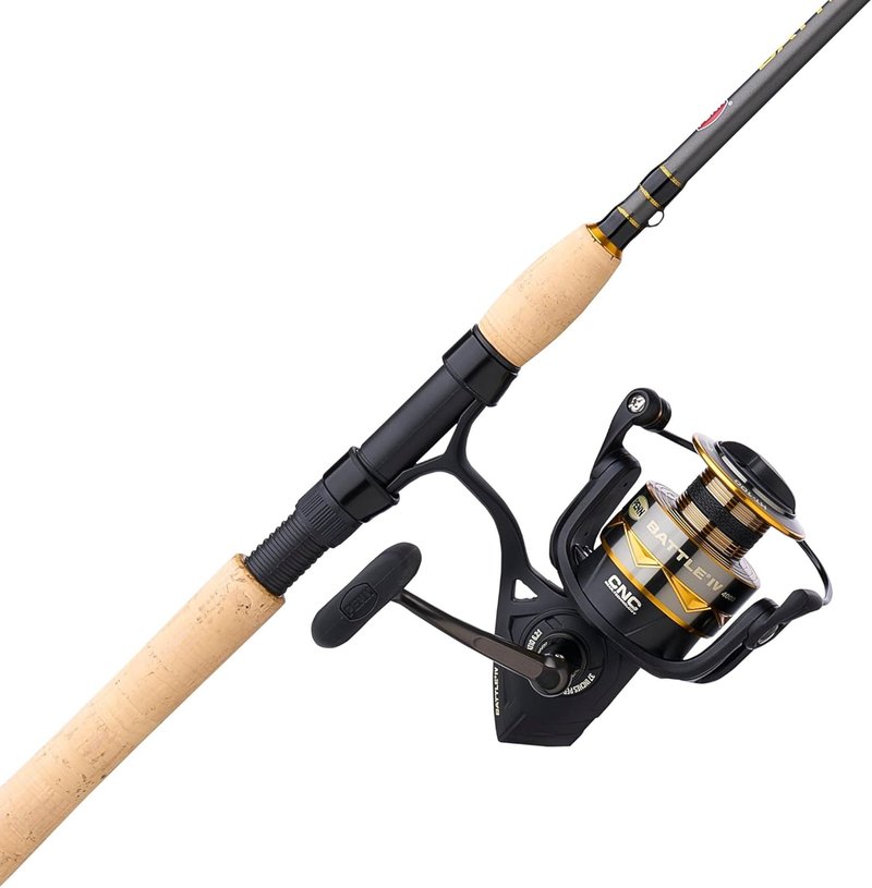 Penn Battle IV Fishing Rod and Spinning Reel Combo - Durable Design for Anglers