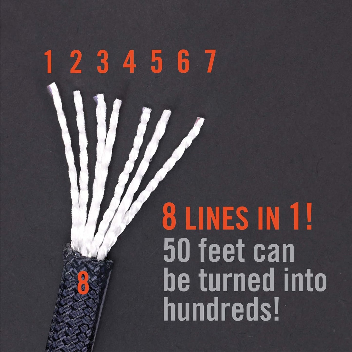 Atwood Rope MFG 550 Paracord - 100 Feet Nylon Survival Cord for Lanyards, Bracelets & Keychains | Made in USA