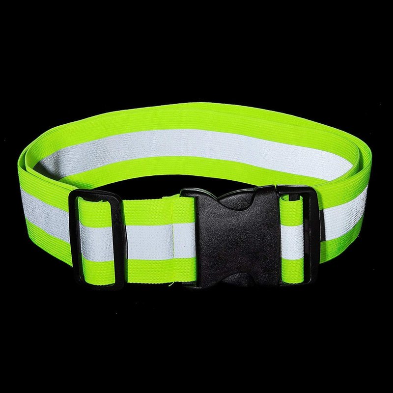 DASHGLOW - 2 Pack - Reflective Glow Belt Safety Gear, Pt Belt, for Running Cycling Walking Marathon Military (2 Pack)