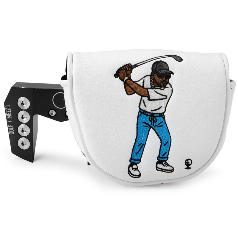 Golf Mallet Putter Cover Headcover Magnetic Closure Premium Leather DO NOT 3PUTT Putter Headcovers Fits for Golf OZ1 MEZZ 1 MEZZ1 MAX Putter (BE Authentic)