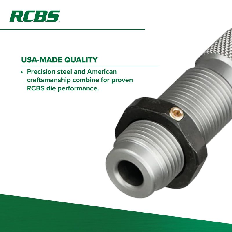 RCBS Full-Length Die Set 7mm Rem Mag, Reloading Die Set for Full-Length Sizing of 7mm Remington Magnum
