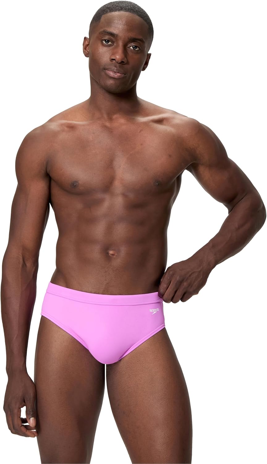 Speedo Men's Swim Brief - Comfort Waistband for Ultimate Fit | Quick-Dry Fabric