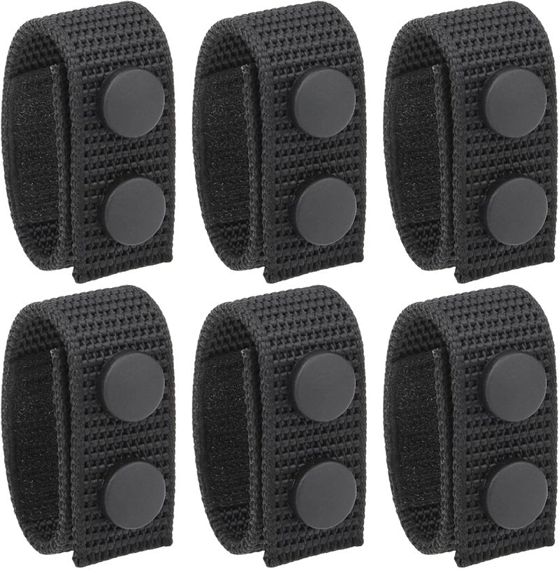 Belt Keepers for Duty Belt - Durable Nylon with Double Snaps | Fits 2¼" Wide Police Security Belts