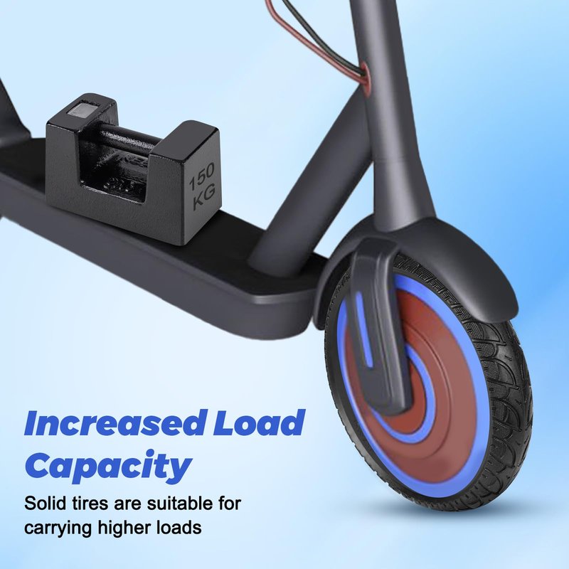 2PCS 12 Inch Solid Tires, Scooter Replacement Wheels, 12 1/2x2 1/4(57-203) for Electric Bike Scooter 12.5x2.5 Solid Tyres