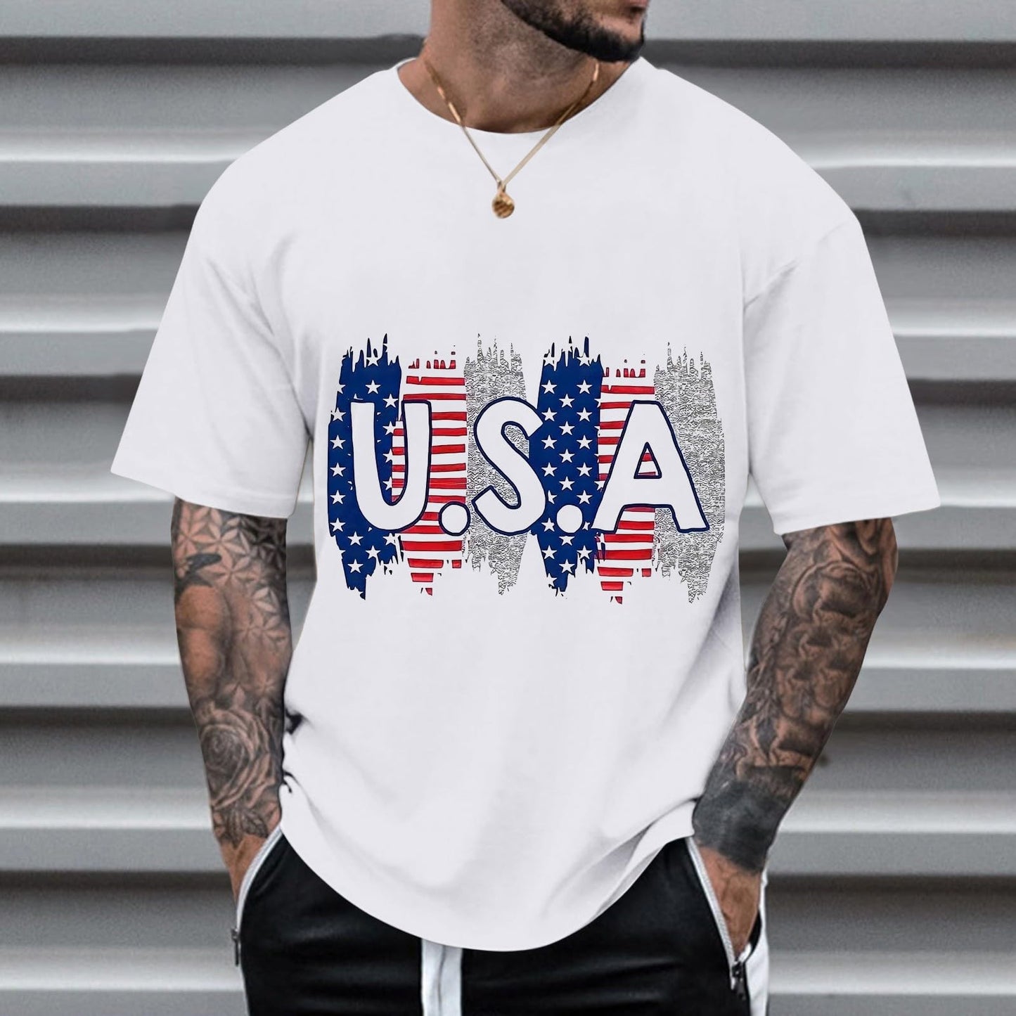 Deal of The Day Clearance Prime Lightning Deals American Flag 4th of July Mens T-Shirts Short Sleeve Crew Neck Shirts Casual Loose Fit Tops Athletic Quick Dry Active Tee Shirts