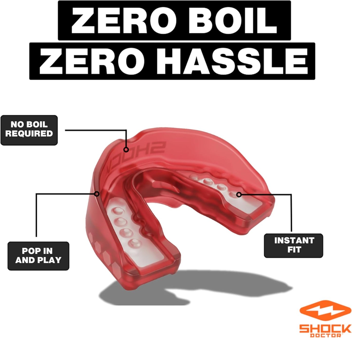 Insta-Fit Mouthguard - Convertible Sports Mouthpiece for Comfort & Performance | Ideal for All Sports